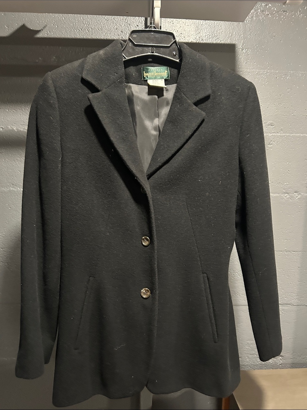 Harve Benard Black Single-Breasted Women's Blazer